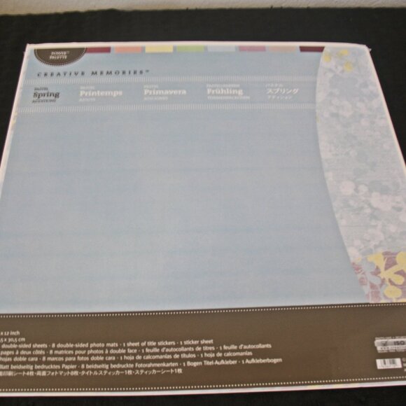 One Pkg Creative Memories Pastel Spring Additions - Picture 2 of 5